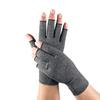 Compression Arthritis Gloves Women Men Stretchy Hand Compression Wrap Fingerless Fitness Gloves for Hand Pain Relief Osteoarthritis Typing Driving