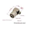 90° Mini Quick-Connect Elbow for 3.5*5.5/4*6 Soft Tubing - Water-Cooling Connector for Laptops/Phones