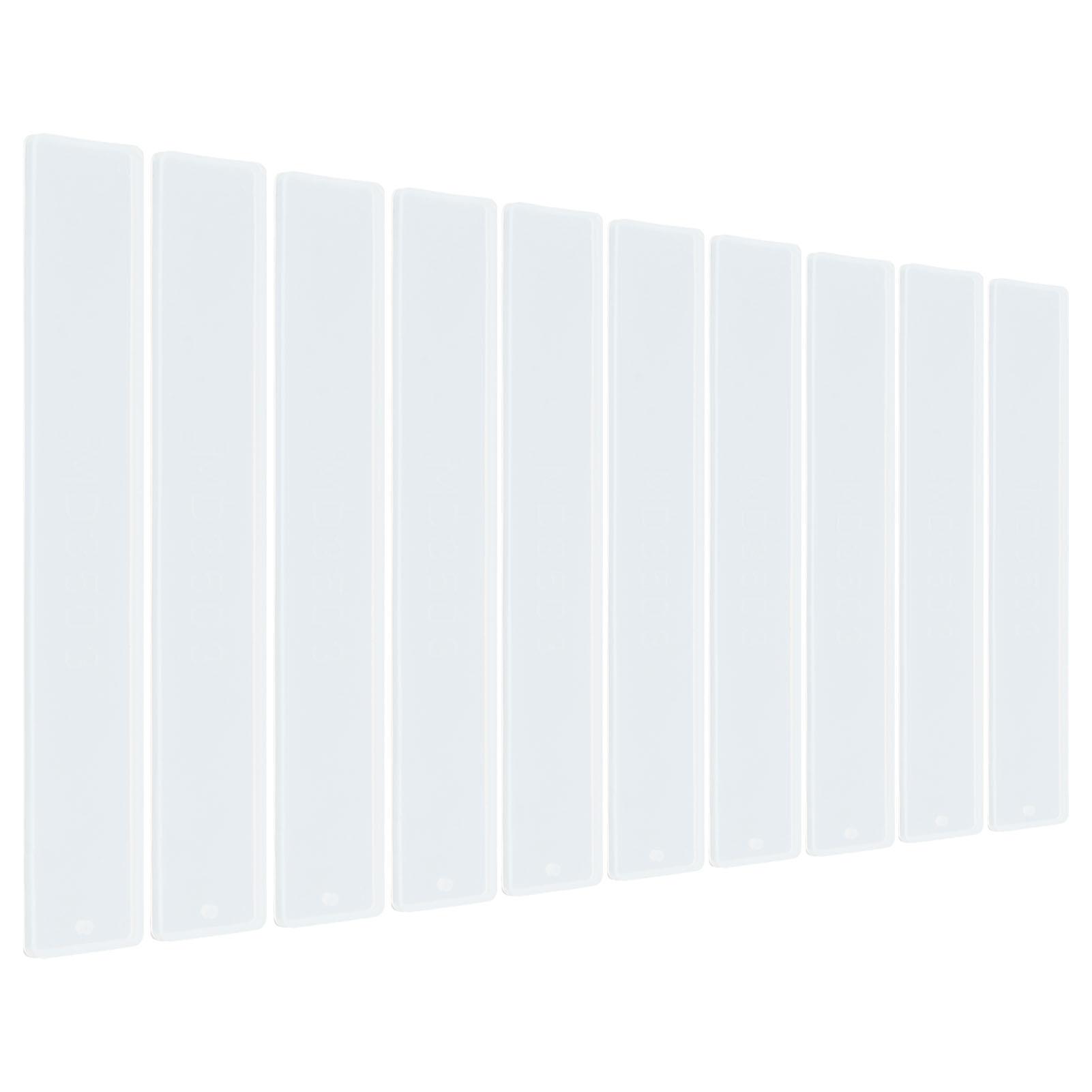 

10 шт. Силиконовая форма для закладки, многоразовая, эластичная, прямоугольная, сделай сам, для кристальной эпоксидной смолы, силиконовая форма для смолы для закладки