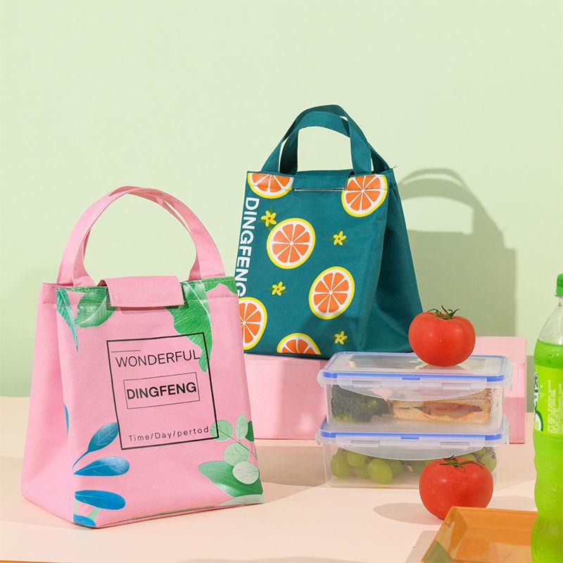 Lunch Bag Thickened Aluminum Foil Insulation Bag Tote Bag Waterproof Fresh Lunch Bag Suitable for Daily Life