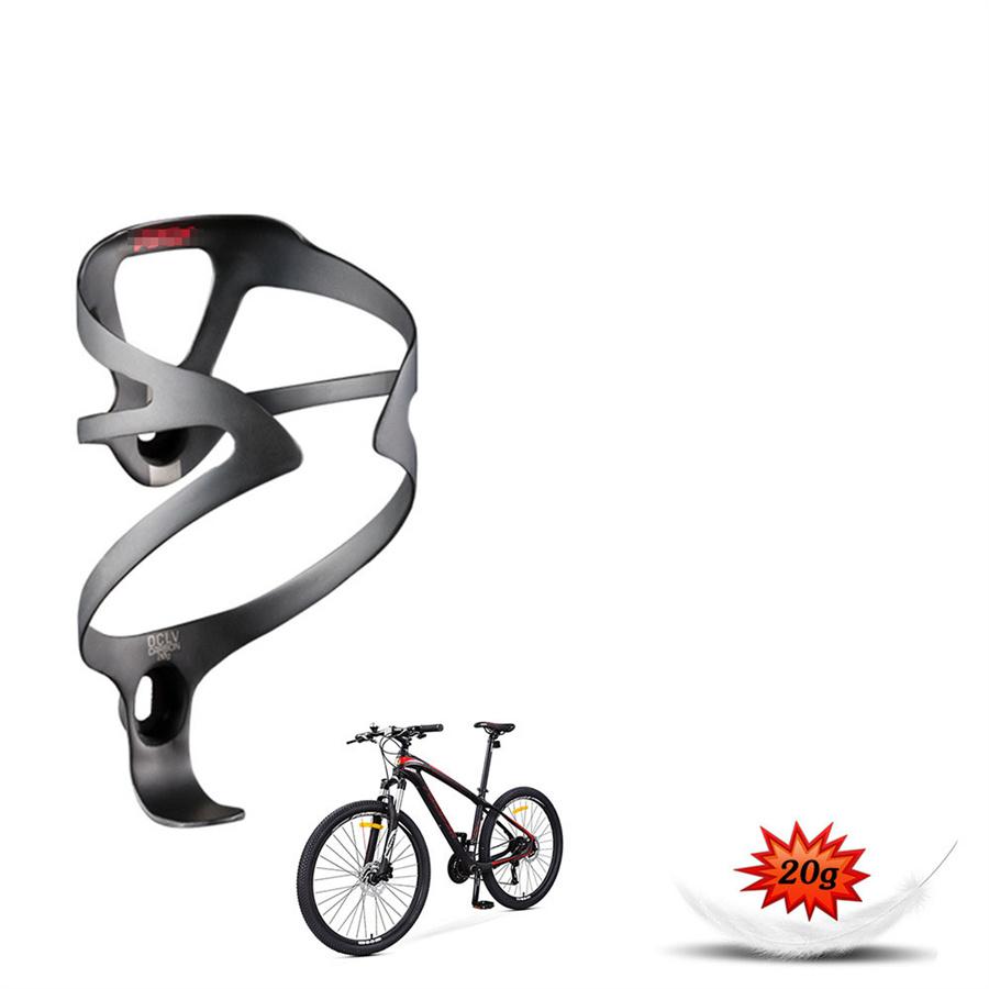 Ultra-Leichtes Wasserkochergestell aus Vollcarbonfaser 20g Für Mountainbike- und Rennrad-Fahrräder Mattschwarz