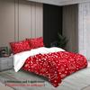 Merry Christmas Bedding Set Soft Polyester Duvet Cover Set Quilt Cover With Pillowcase For Bedroom Decor Birthday Gift For Girls
