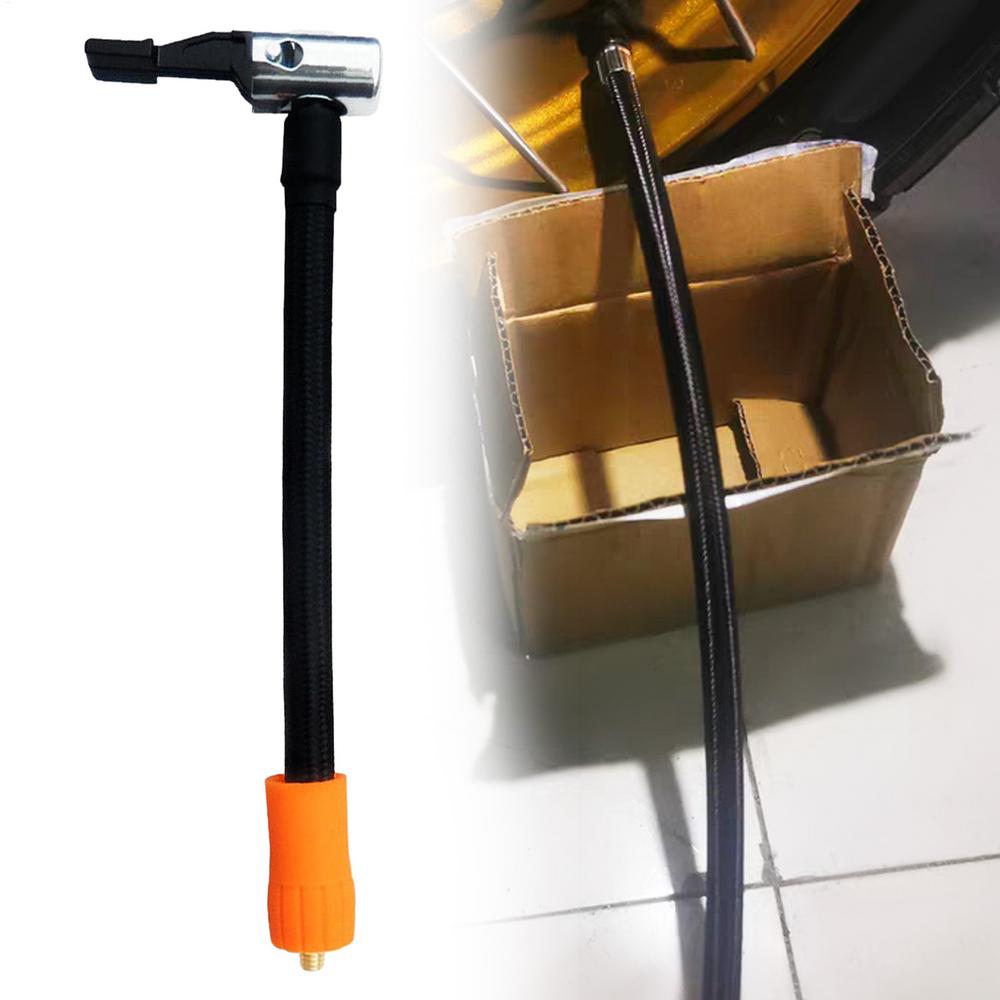 Prodlužovací hadice pro hustilku pneumatik Integrované prodloužení vzduchového čerpadla Adaptér pro ventil pneumatik Adaptér pro hadici pro hustilku pneumatik Ochrana proti úniku