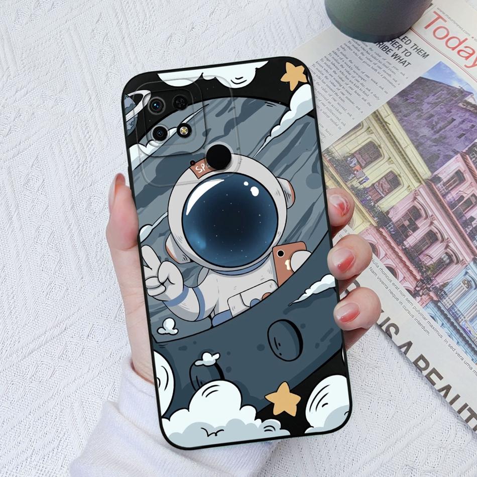 Case For Xiaomi Redmi 10C 10X 10A Sport Panda Camera Coverage Soft Liquid Silicone Cover For Redmi 10 C X A Sport Funda Bumper