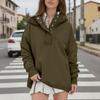 Women's Fashion Casual Solid Color Hoodie Long Sleeve Hoodie