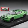 1:24 Dodge Challenger SRT Hellcat Model Samochodu Stopowego Odlewy Metalowe Samochody Sportowe Pojazdy Model Symulacja Dźwięku Światła Zabawki dla Dzieci Prezent