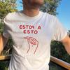 Funny Spanish Tapas Men Women Cotton Shirt: Minimalist Foodie Tee Casual Outdoor Shirt Tops