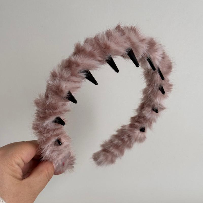 Plush Hair Clip Autumn Winter Woman Hair Accessories Large Shark Clips Fashion Girls Headwear Korean Female Headdress