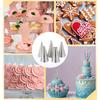 10 Pcs Round Piping Tip, Decorating Tips for Frosting, Ideal for Frosting Cupcakes, Cakes, and Cookies (Ten models)