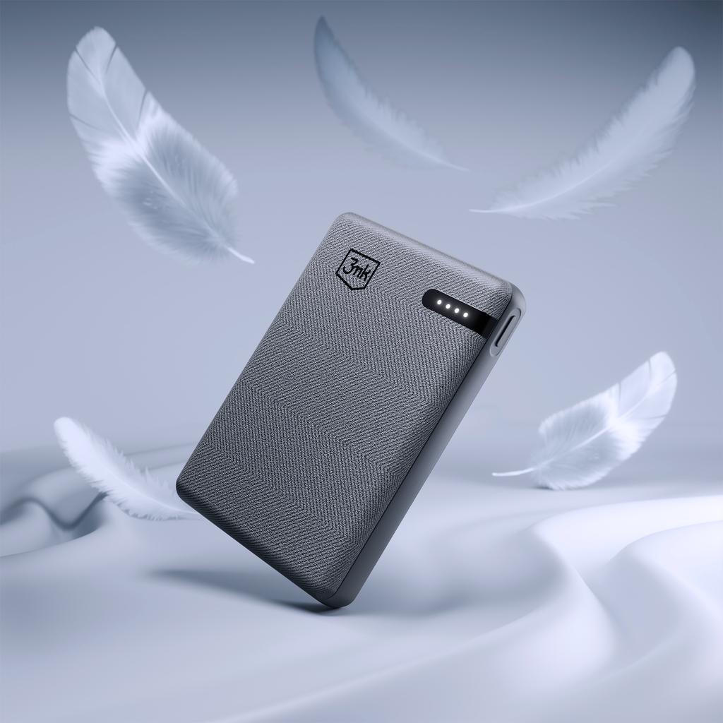 Accessories - 3Mk Pocket Powerbank 5,000Mah 12W Usb 1C-Grey
