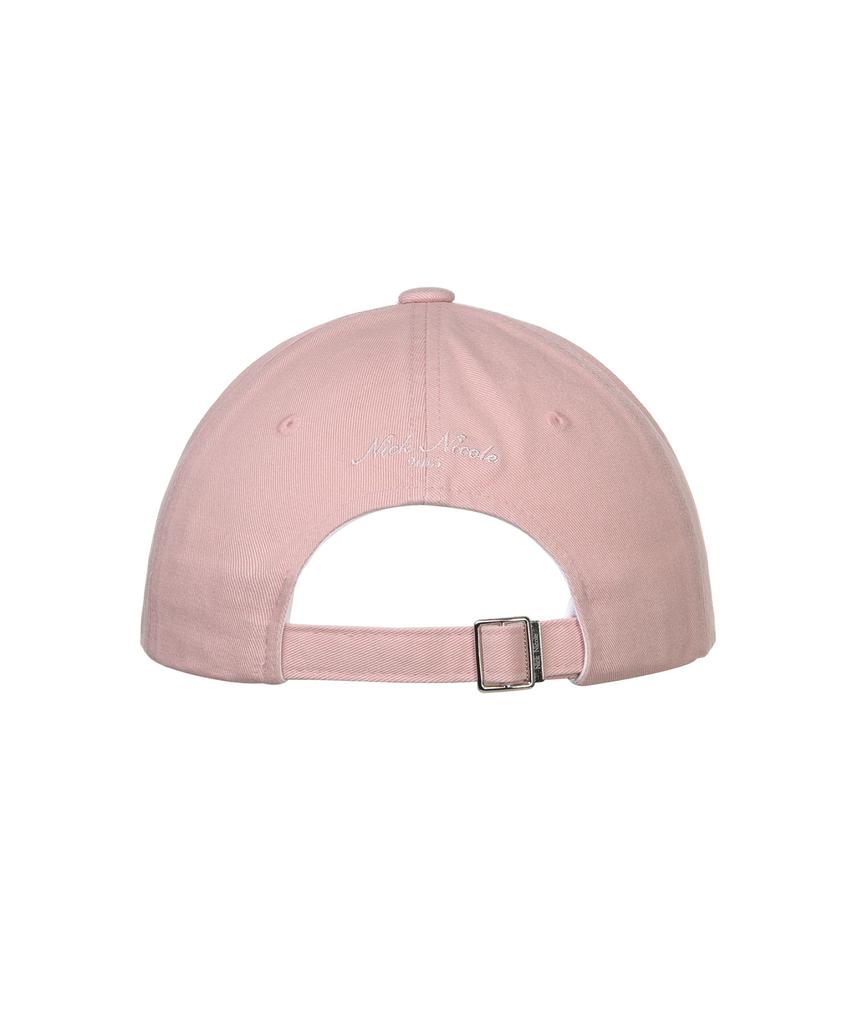Nigaennikol Nicole Lettering Ball Cap_Pink