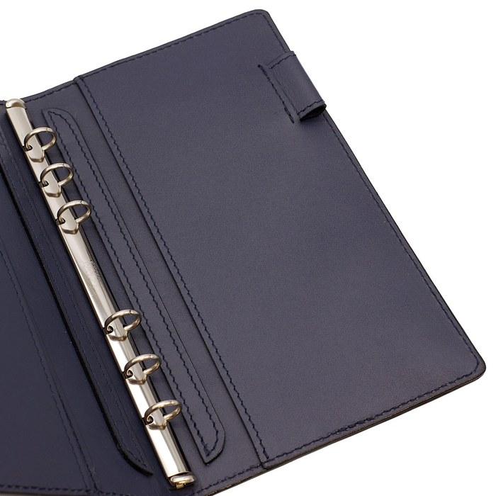 CCOMPANY System Planner Made In Japan A5 Bible Size Bible Slim Size with Pen Holder Turner 2 Second (Bible Slim Size, Navy)