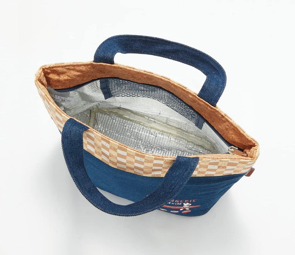Skater Cork x Denim Cooler Bag M Lisa and Gaspard KBCO2-A