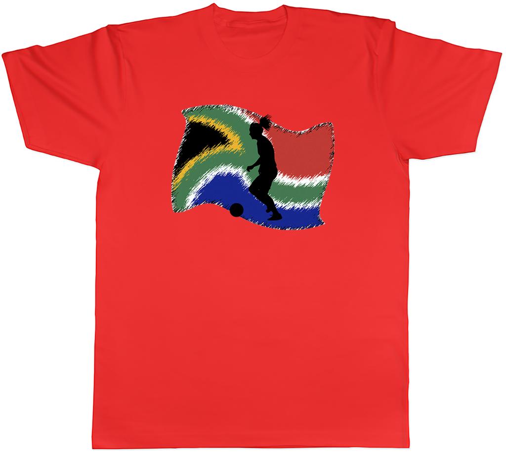 South Africa Flag Womens Football Mens Unisex TShirt Tee