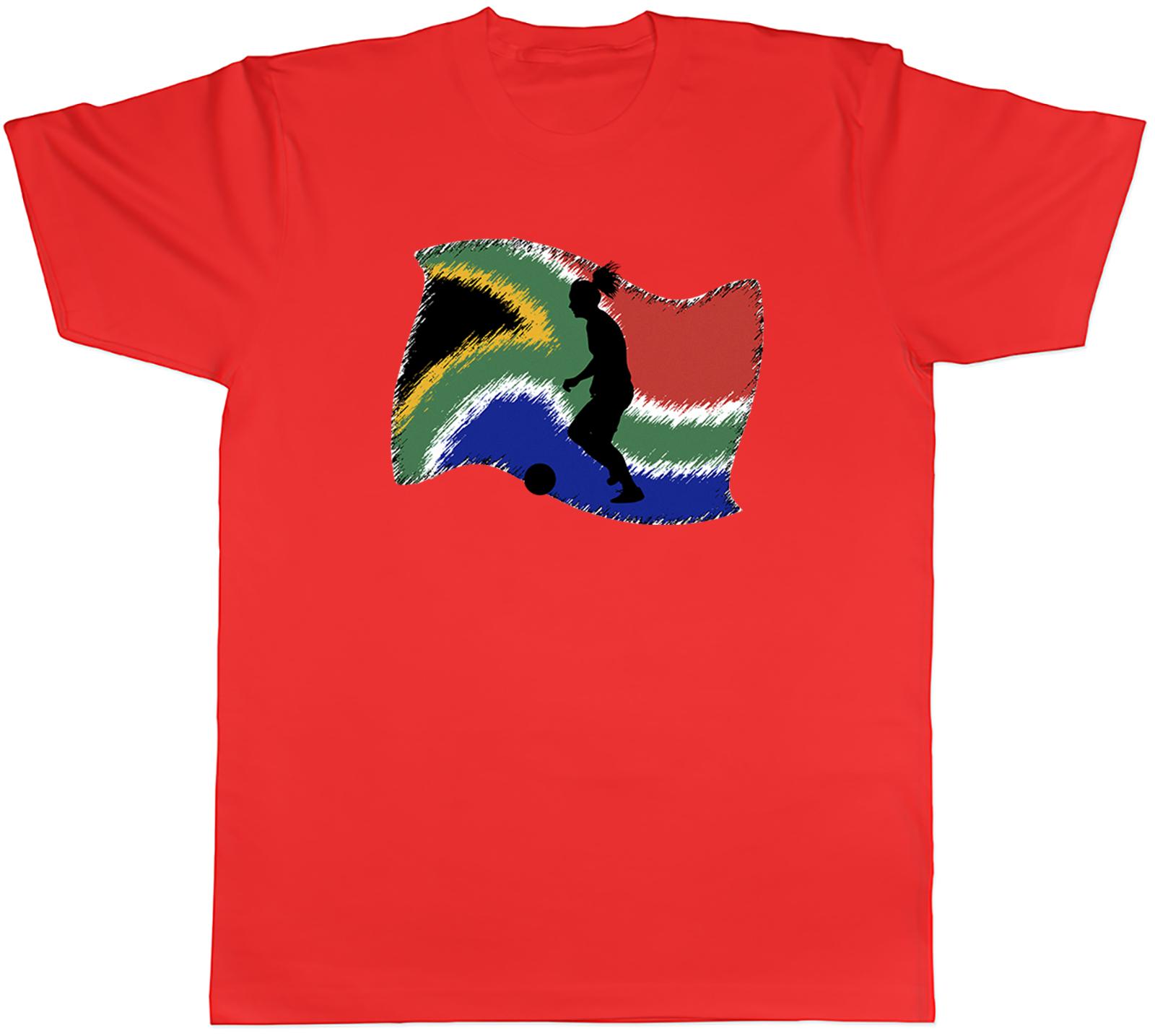 South Africa Flag Womens Football Mens Unisex TShirt Tee S