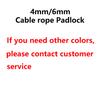 38mm Industrial Safety Padlock LOTO Lockout Nylon Engineering Shackle Personal Energy Lockout Direct Multiple Specifications 6