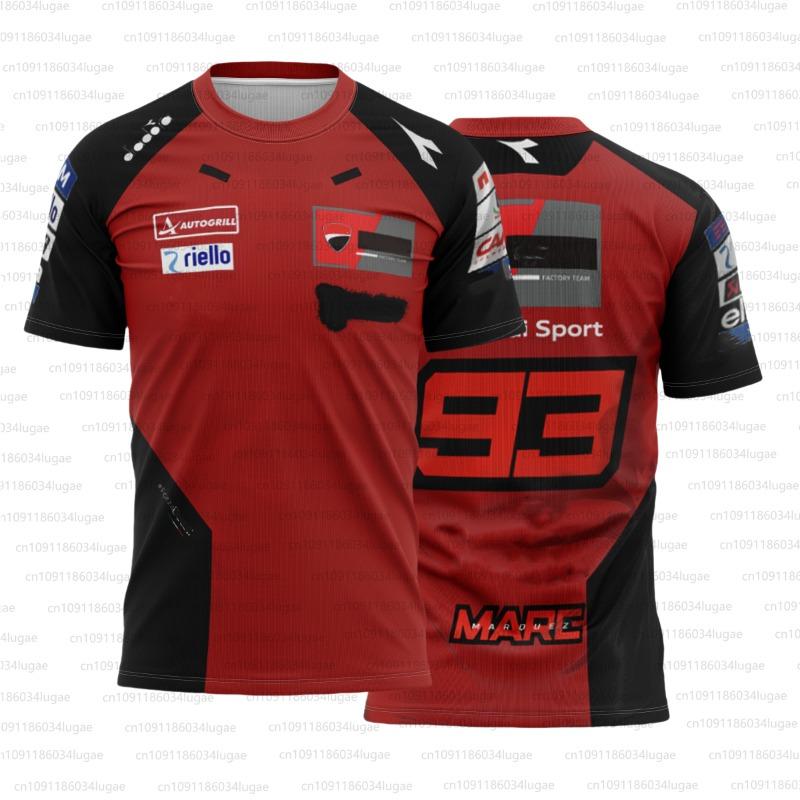 

2025 Men s Women s Limited Edition Outdoor Sports Marc Mírquez Salute Design Breathable Leisure Retro Racing T-shirt O Neck S