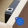 Smart Lock for Wood Doors Keyless Access with IC Card and NFC Technology Invisible Installation Enhanced Security