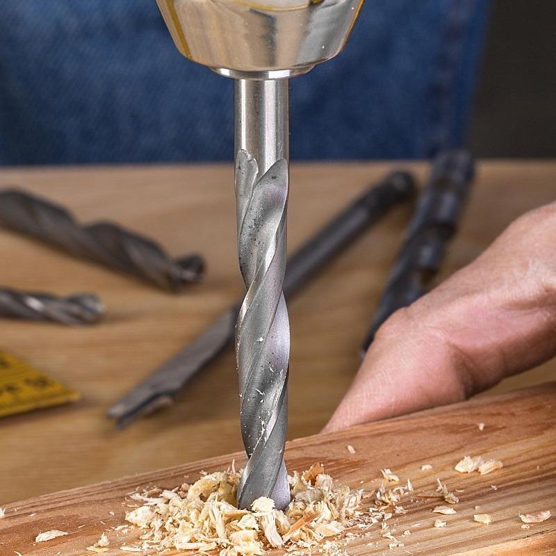 Twist Drill Bits Set High Speed Steel Drill Bit For Woodworking Plastic Tile Concrete Drilling Hole Electric Tool Accessories