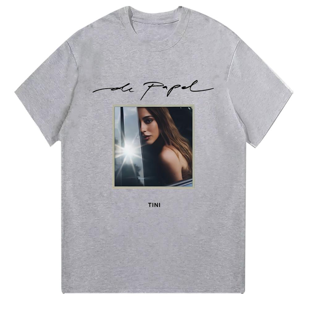 

Tini De Papel 2025 Graphic T Shirts Men Women Retro High Quality Fashion Clothing Aesthetic Oversized Cotton T-shirts Streetwear 4XL
