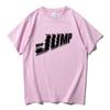 Skoč Jednobarevné tričko Módní Dívčí Kapelní trička Unisex Streetwear Ležérní Volné Krátký Rukáv Bavlněná Trička