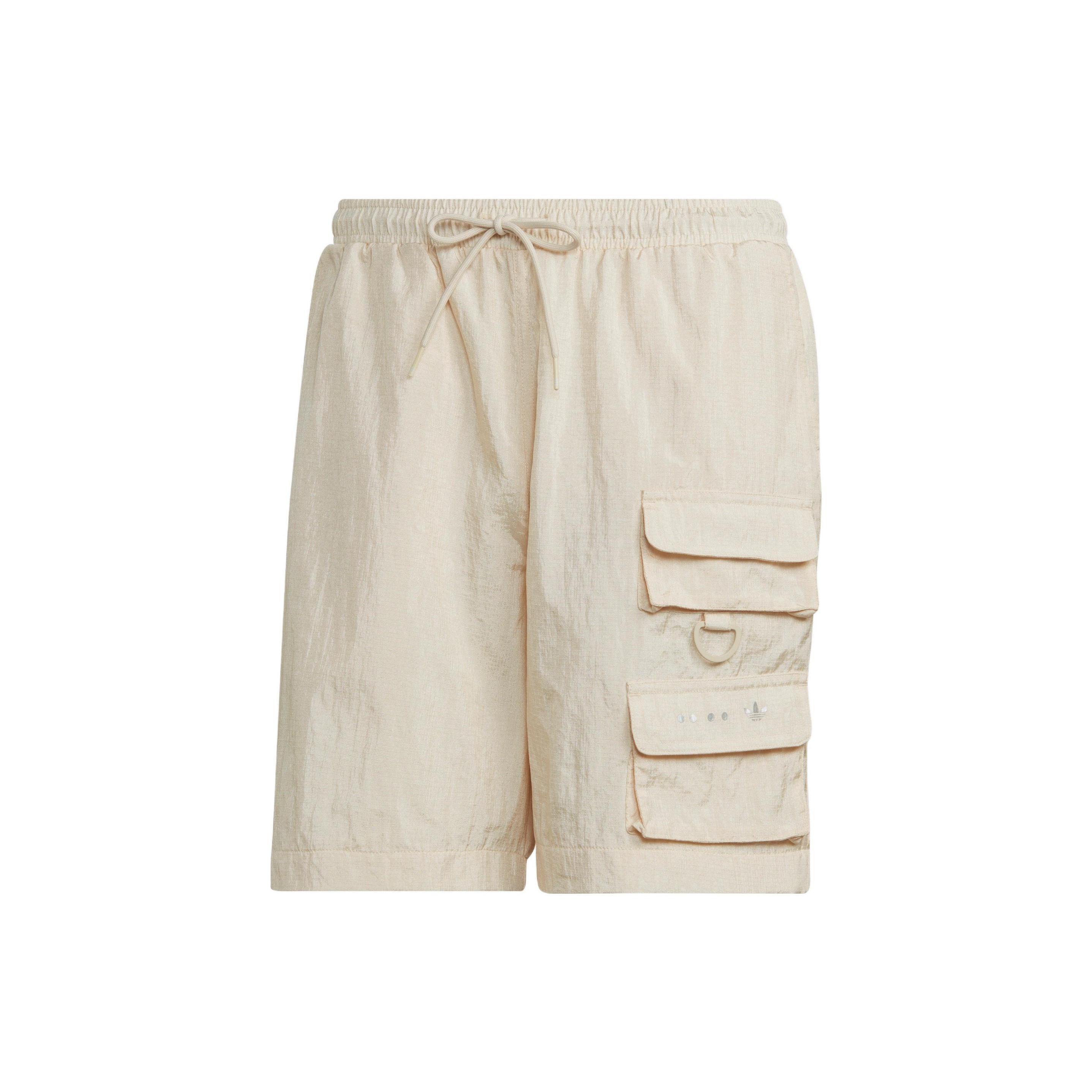 adidas originals Solid Color Casual Sports Shorts Yellow White Men s HK2741 M