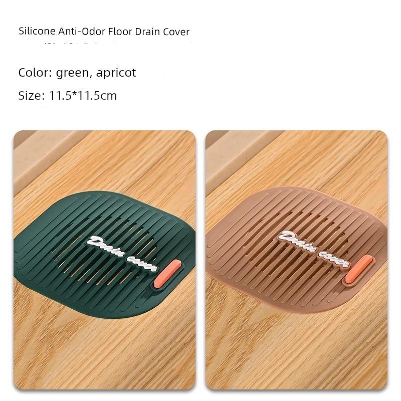German Anti-Hair Clogging Drain Cover Bathroom Sewer Sink Filter Net Anti-Odor Silicone Mat for Home Toilet