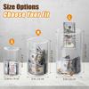 Piggy Bank for Adults Must Break To Open Acrylic Clear Piggy Bank Money Saving Box for Cash Saving Real Money Bank Coin Bank