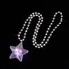Light up Star Necklace Glowing Star Necklaces LED Flashing Necklace Flashing Party Accessories for Adults Women Gifts
