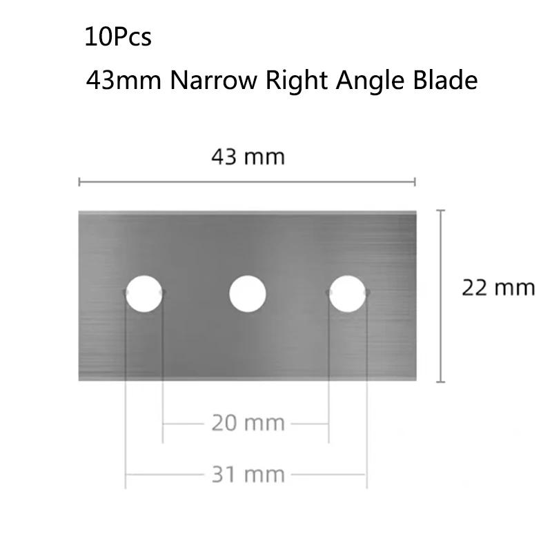 10pcs Aquarium Algae Remover Scraper Blade Metal Replacement Blades Fish Tank Aquatic Water Plant Grass Cleaning Tools