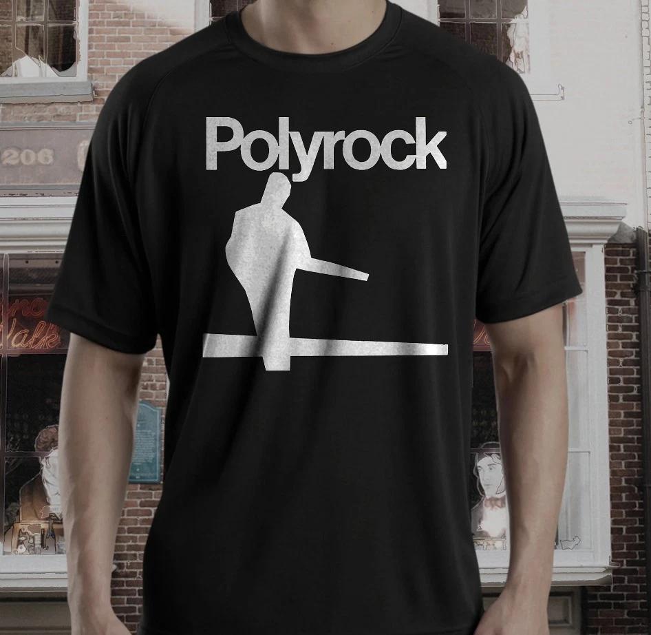 Unisex Adult Casual Music Polyrock Minimalist Synthwave Band T-Shir... M