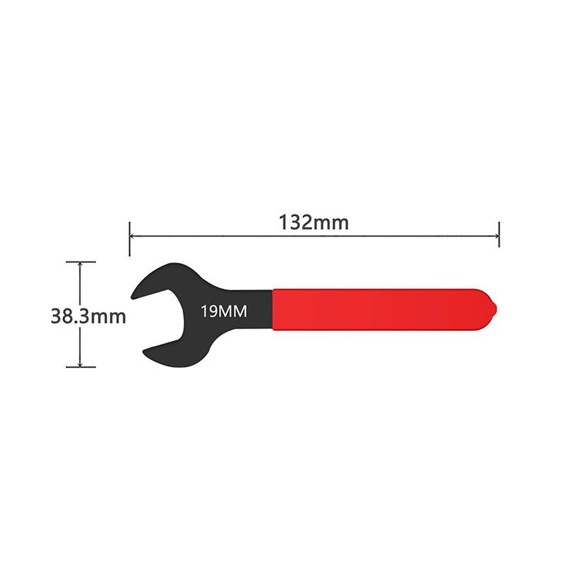 7Mm-31Mm Metric Single Open End Wrench Offset Angle U-Shaped Spanner Flat Head Blackening For Auto Repair