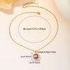 Luxury 18K Gold Plated Square Gemstone Pendant Necklace for Women Vintage Emerald Cut CZ Necklaces Elegant Wedding Party Jewel