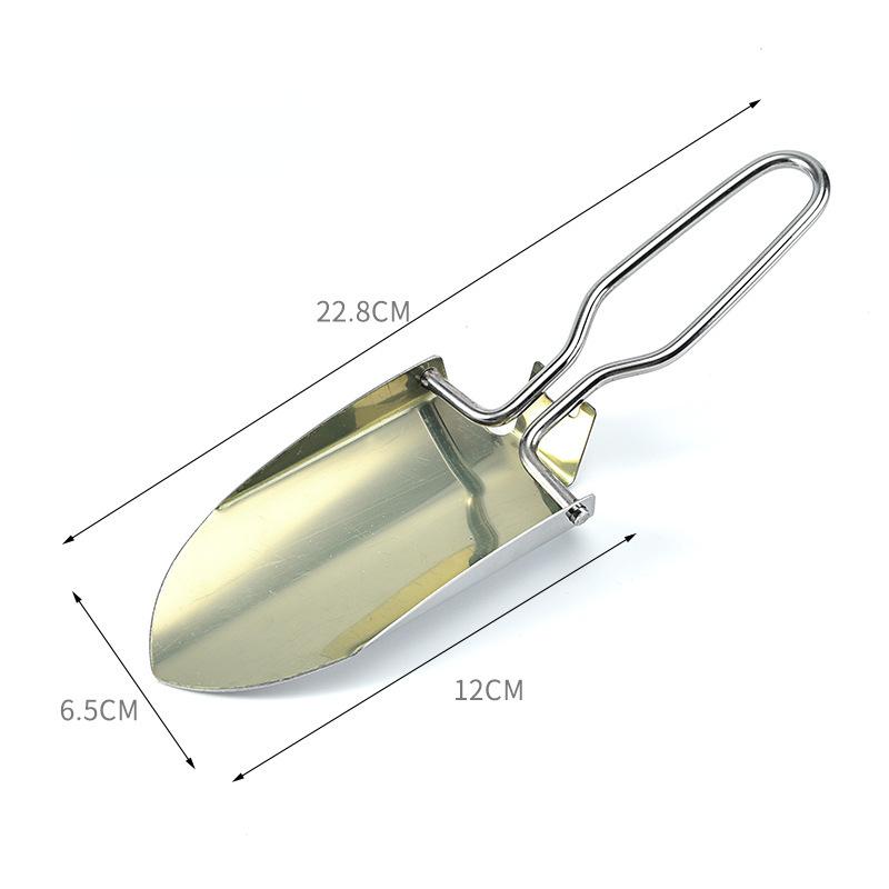 1Pc Mini Gardening Potting Tools Shovel Rake Multifunction Foldable Shovel Outdoor Engineer Shovel Camping Hiking Survival Tools