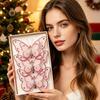 Faux Butterfly Christmas Tree Ornaments with Glitter - Artificial Hanging Holiday Decorations for Scene Setting and Party