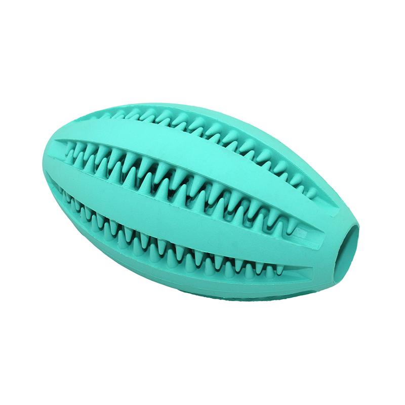 Pet Dog Toys Tooth Cleaning Ball Drain Food Toys Resistant Bite Toys For Dogs Retriever Chew Toy