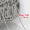 Catene Snake in Acciaio Inossidabile da 2 metri e 2 mm per Collane Braccialetti Creazione Gioielli Componenti DIY All'ingrosso