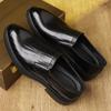 Autumn New Designer Dress Shoes for Men Fashion Casual Work Wedding Shoes Male Solid Color British Style  Cow Leather Shoe Man