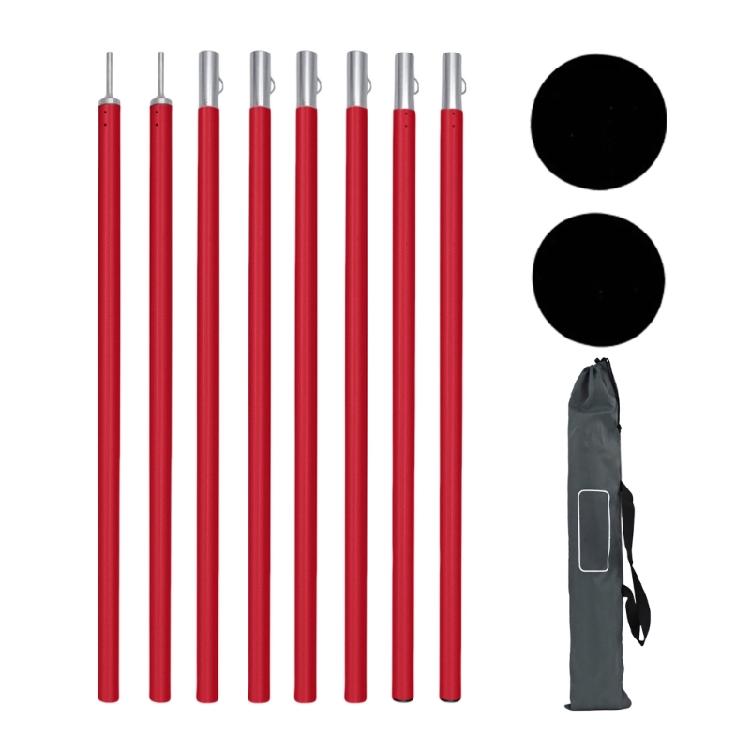 1Set Extendable Tarps Support Whole Weather Camping Poles Segments Tent for Outdoor Shelters