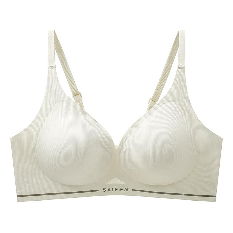 New jelly soft support V-neck underwear small chest gathering non-marking anti-sagging non-magnetic nude bra cover