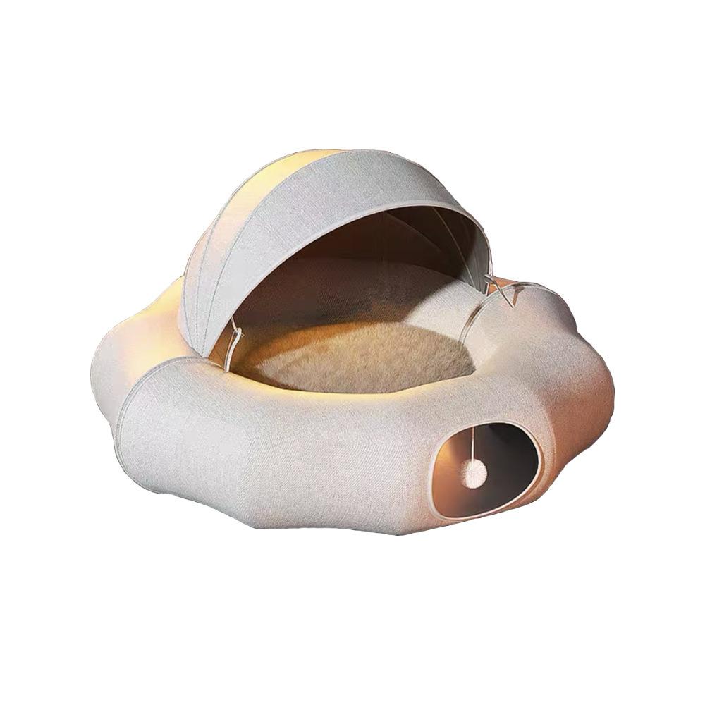 

Foldable cat nest, cat tunnel, cat tent passage, maze tunnel toy, drilling hole, donut, cat toy, large combination cat nest