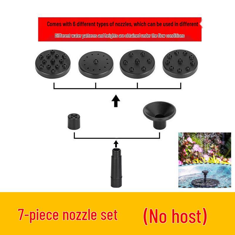 130 Solární zahradní fontána: Plovoucí, Venkovní jezírko, Ptačí koupaliště Vodní prvek