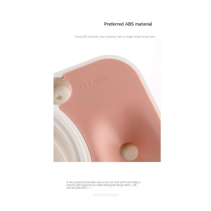 Classic Pet Feeder Moisture Proof Multifunctional Cat Dog Universal Automatic Water Feeder Stainless Steel Pet Double Food Bowl