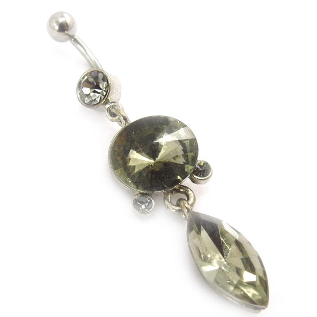 Les Trésors De Lily [K0715] - Body Piercing 'Scarlett' gris fumé