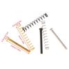 8Pcs Humbucker Pickup Screws Straight Springs Set Replacement Parts Pickup Mounting Ring Screws For Electric Guitar /Bass