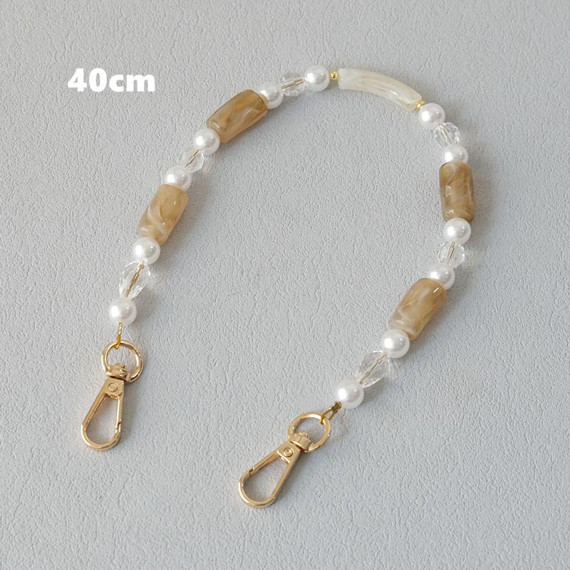 

New Fashion Woman Bag Accessory Detachable Candy Beaded Chains Cute Acrylic Luxury Strap Women Elegant Bag Shoulder Handle Chain 40CM