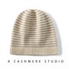 Cashmere Knitted Hat Women's Striped Hat Fashion Street Bag Hat Wool Hat Casual Versatile Europe and America
