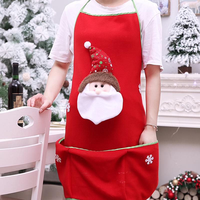 Fashion Old Man Christmas Decoration Apron