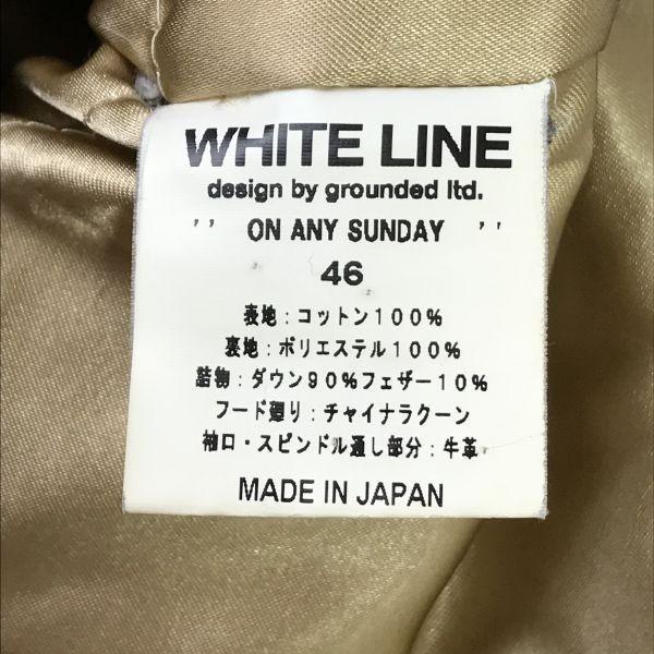Hergestellt in Japan White Line 90 Prozent Daunenjacke Jumper Herren M 46 Schwarz Mäntel Jacken Jumper(GEBRAUCHT)