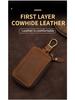 General Motors Multifunctional Leather Car Key Case with Dual Zippers